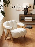 Chaise de salle à manger moderne en cuir rembourrée avec dossier, design de luxe léger pour salon, hôtel et salle de sport