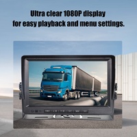 Système de gestion de flotte de sécurité avec caméra 360° pour camion et voiture, écran LCD Android 9 pouces, moniteur de recul et enregistreur vidéo