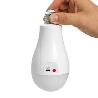 Promotion Exceptionnelle : Ampoule LED Rechargeable sur Batterie 20W, Lumière d'Urgence pour la Maison