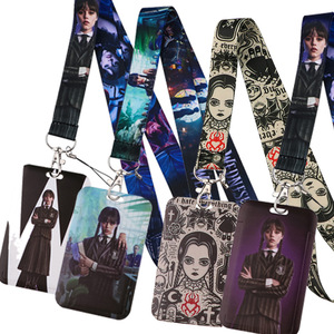 スーパーナチュラルホラーアカデミー風メタルランヤードカードケース-ロング多機能電話/IDバッジ/カメラ/ワークカードホルダー - Product Image 1