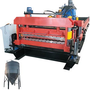 Avustralya Popüler Otomatik Çelik Silo Sac Yapma Makinesi Oluklu Kavisli Panel Tahıl Deposu Granary Rulo Şekillendirme Makinesi Fiyatı - Product Image 5