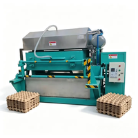 Mesin Baki Telur Multi-Spec 6 12 30 Sel dengan Pengering Logam, Lini Produksi Pencetakan Pulp Otomatis untuk Pengemasan Telur Industri