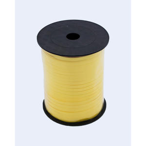 Cinta Amarilla Mate de 500m para Decoración de Fiestas, Amarillo Mate, Bolsa de 3 Piezas - Product Image 1