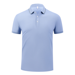 Chemises Polo de Sport Extérieur à Manches Courtes à Col Revers en Couleur Unie Personnalisées pour Hommes Séchage Rapide 200Gms Mode Femme Haut Casual - Product Image 5