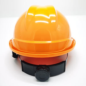 หมวกนิรภัยสำหรับการทำงานกีฬา,หมวกกันน็อกแบบแข็งทำจากพลาสติกสีขาวมาตรฐานอเมริกันมีรูที่ครอบหูป้องกันศีรษะ - Product Image 2