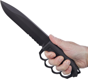 Cuchillo Multiusos de Acero Inoxidable para Camping, Hoja de 6.3mm, Mango G10, Personalizable OEM, Venta al Por Mayor, Industrial, 19.5cm - Product Image 4