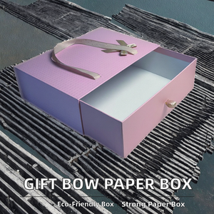 Caja Rígida de Papel con Lazo de Color Sólido al por Mayor, Materiales Reciclados para Gafas, Joyería, Lentes - Forro de Esponja, Grabado en Relieve, Logotipo Personalizado - Product Image 2