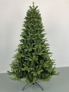 Sapin de Noël artificiel vert non éclairé, branches en PE/PVC de qualité supérieure, support métallique, installation facile, idéal pour la décoration de la maison pendant <span class=keywords><strong>les</strong></span> fêtes - Product Image 2