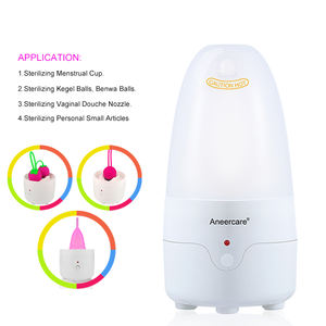 Esterilizador de vapor <span class=keywords><strong>copa</strong></span> <span class=keywords><strong>menstrual</strong></span>, esterilizador de 3 minutos de desinfección exprés para la desinfección de tazas de señora - Product Image 3