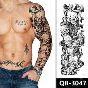 Gros personnalisé pas cher <span class=keywords><strong>prix</strong></span> <span class=keywords><strong>tatouage</strong></span> temporaire <span class=keywords><strong>bras</strong></span> <span class=keywords><strong>complet</strong></span> grand autocollant de <span class=keywords><strong>tatouage</strong></span> de mode pour adulte - Product Image 5