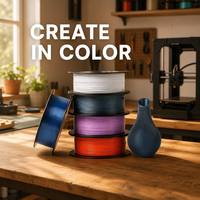 Filament d'imprimante 3D PLA de couleur unie, 1,75 mm, matériau d'impression 3D FDM