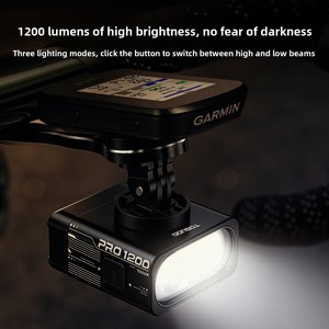 Phare de vélo pliable TOSUOD pour route et montagne, étanche, à dégagement rapide, batterie 4000 mAh, idéal pour le cyclisme nocturne - Product Image 4