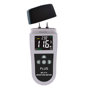 <span class=keywords><strong>Testeur</strong></span> d'<span class=keywords><strong>humidité</strong></span> d'hygromètre en <span class=keywords><strong>bois</strong></span> à deux broches d'affichage LCD numérique <span class=keywords><strong>professionnel</strong></span> pour l'outil de mesure de test - Product Image 4