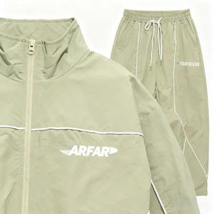 कस्टम मुद्रित पुरुषों के खेल ट्रैकसूट दो-टुकड़ा 100% पॉलिएस्टर पुरुषों के ट्रैक सूट - Product Image 3