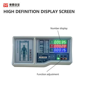 كاشف أمان وحماية معدني 6 مناطق لإطار باب المدرسة كاشف المعادن منخفض التكلفة - Product Image 4