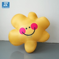 Ballon d'étoiles souriantes gonflables, étoiles de dessin animé suspendues gonflables Mascotte de personnage de dessin animé gonflable