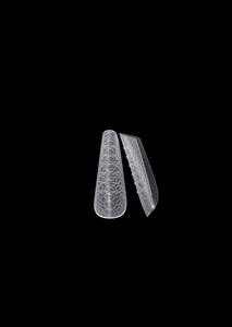 120 pièces de formes à ongles doubles en PP transparent, motif peau, logo personnalisé, pour extension de polygel, embouts en plastique - Product Image 2