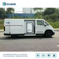 Camion frigorifique Foton pour parking souterrain, recharge rapide en 30 min, camion frigorifique électrique pur pour supermarché, camion congélateur -18°C