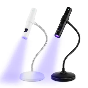 미니 플래시 led 램프 네일 드라이어 아크릴 젤 손톱 용 충전식 UV led 네일 램프 핑크 라이트 치료 젤 기술