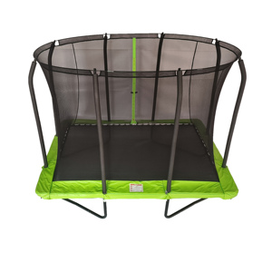 JINGYI Filet de sécurité pour <span class=keywords><strong>trampoline</strong></span> familial, rectangulaire durable et écologique, doux et résistant aux intempéries, 10x7 pieds - Product Image 1