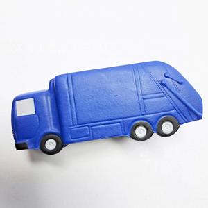 Imprint Logo Garbage Ball Truck Stress Relief Squeeze Toys for Business Promotion - Product Image 2