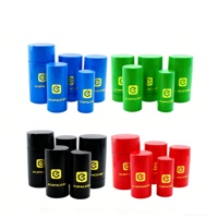Flacon de déodorant à bille vide blanc noir pour cosmétiques 15 ml 30 ml 50 ml 75 ml, baume, déodorant corporel, stick, récipient R888
