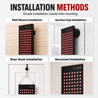 Panel de Terapia de Luz Roja para Sauna, Impermeable IP65, 660nm 850nm 940nm 1060nm, Terapia de Luz Infrarroja Cercana de Cuerpo Completo para Spa en Casa y Saunas