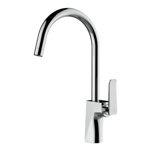 Robinet de cuisine et de salle de bain minimaliste moderne tout en cuivre, à un seul trou, avec activation par levage, robinet universel pour eau chaude/froide - Product Image 6