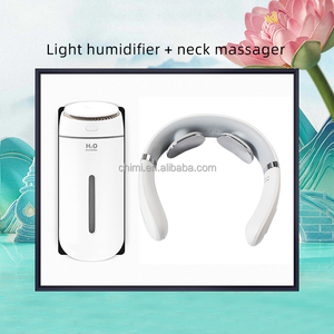 Dispositivos de tendencias personalizados vip, juegos de regalos de empresa, humidificador de luz + masaje de cuello, ideas promocional <span class=keywords><strong>2022</strong></span>, juegos de regalo de negocios - Product Image 5