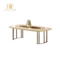 Ensemble de canapés incurvés de luxe tendance 2026, canapé modulaire en tissu haut de gamme, mobilier moderne personnalisable pour villa