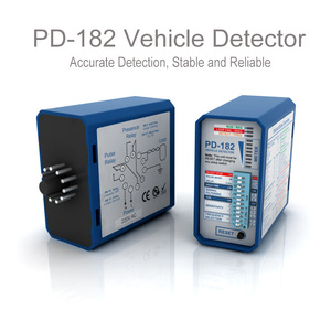 Detector <span class=keywords><strong>de</strong></span> Bucle Electrónico Delgado PD182 ABS con Contacto Común NO NC, Protección IP44, Montaje en <span class=keywords><strong>Suelo</strong></span> para Instalaciones <span class=keywords><strong>de</strong></span> Tráfico Aeroportuario - Product Image 1