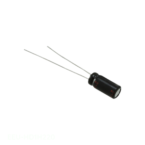 Distribuidor Autorizado EEU-HD1H220 Condensador de Aluminio 22uF 20% 50V Radial TH de Orificio Pasante 22 uF - Product Image 1