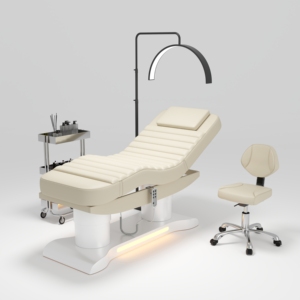 HOCHEY Table <span class=keywords><strong>de</strong></span> massage <span class=keywords><strong>de</strong></span> luxe pour salon spa Fauteuil <span class=keywords><strong>de</strong></span> traitement <span class=keywords><strong>de</strong></span> clinique 4 moteurs Lit esthétique électrique pour <span class=keywords><strong>institut</strong></span> <span class=keywords><strong>de</strong></span> <span class=keywords><strong>beauté</strong></span> cosmétique - Product Image 4