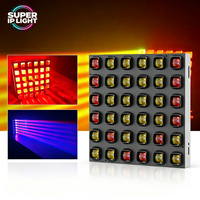 Projecteur LED 36x12W RGBW 4-en-1 à effet matrice de faisceau, éclairage de fond matrice LED 6x6, projecteurs de scène