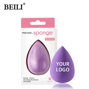 BEILI Best seller Beauty Sponge Blender Private label Multi Color Custom Latex Free Makeup Sponge