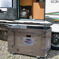 Mesin Kubota tipe senyap tipe Onan JEC80V 8KW Generator Diesel 50Hz 230V 12V DC mulai listrik