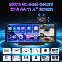 Caméra embarquée OEM 11,4 pouces avec écran partagé, Carplay, WiFi intégré, système d'exploitation Linux et mode de recul