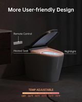 Nouvelle toilette intelligente à faible bruit, cuvette de toilette électrique monobloc, toilette intelligente pour hôtel et complexe hôtelier de luxe