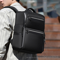 Sac à dos professionnel pour homme, sacoche d'ordinateur légère et haut de gamme, sac d'école décontracté pour étudiant de 15,6 pouces