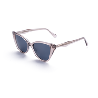 Lunettes de soleil unisexes Elan Optical SYB6207 de haute qualité, monture œil-de-chat pleine monture sans peinture, monture en acétate naturel parfumé