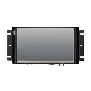 Monitor lcd de raspberry pi com painel de led, 8 '', habitação de metal widescreen touch