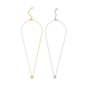 Collar con Colgante de Letra D de Acero Inoxidable Angelina, Chapado en Oro, Estilo Minimalista para Uso Diario, Cadena de Serpiente, Unisex - Product Image 1