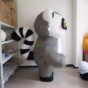Disfraz de Mascota de lémur inflable, disfraces de gente para caminar, personaje de dibujos animados, Animal lindo para evento de Cosplay - Product Image 4