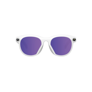 Smart Glasses with Voice Control Bluetooth Function <b>Black</b> <b>Frame</b> Mirrored Lenses - Product Image 3