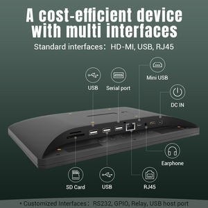 वॉल माउंटेड <span class=keywords><strong>10</strong></span>.1 इंच आरके3568 एंड्रॉइड आईपीएस पीओई यूएसबी आरजे45 कैपेसिटिव टच स्क्रीन टैबलेट - Product Image 4