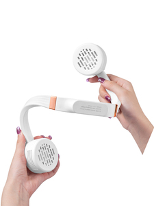 Ventilateur de cou portable sans pales, mains libres, pour usage extérieur et en voiture, rechargeable USB, <span class=keywords><strong>3</strong></span> vitesses, mini ventilateur personnel - Product Image 3