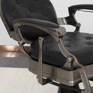 Muebles de Salón de Belleza Negros de Lujo, Silla de Barbería Profesional Hidráulica, Sillas de Barbería Retro para Hombres - Product Image 4