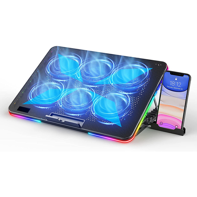 Colorful USB Cooling Pad with 5 Fans Metal Mesh Laptop Stand & Cooler in Stock