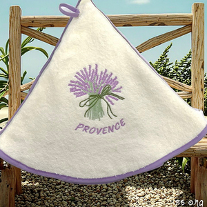 Bông <span class=keywords><strong>terry</strong></span> khăn khăn tròn 50/60D với Thêu - Product Image 6