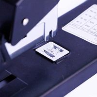 Agrafeuse de bureau manuelle à bras long, haute capacité, robuste, en métal